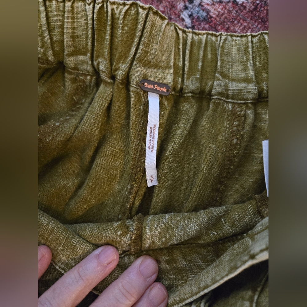 Casual Tan Women's Pants Free People S - Picture 3 of 5